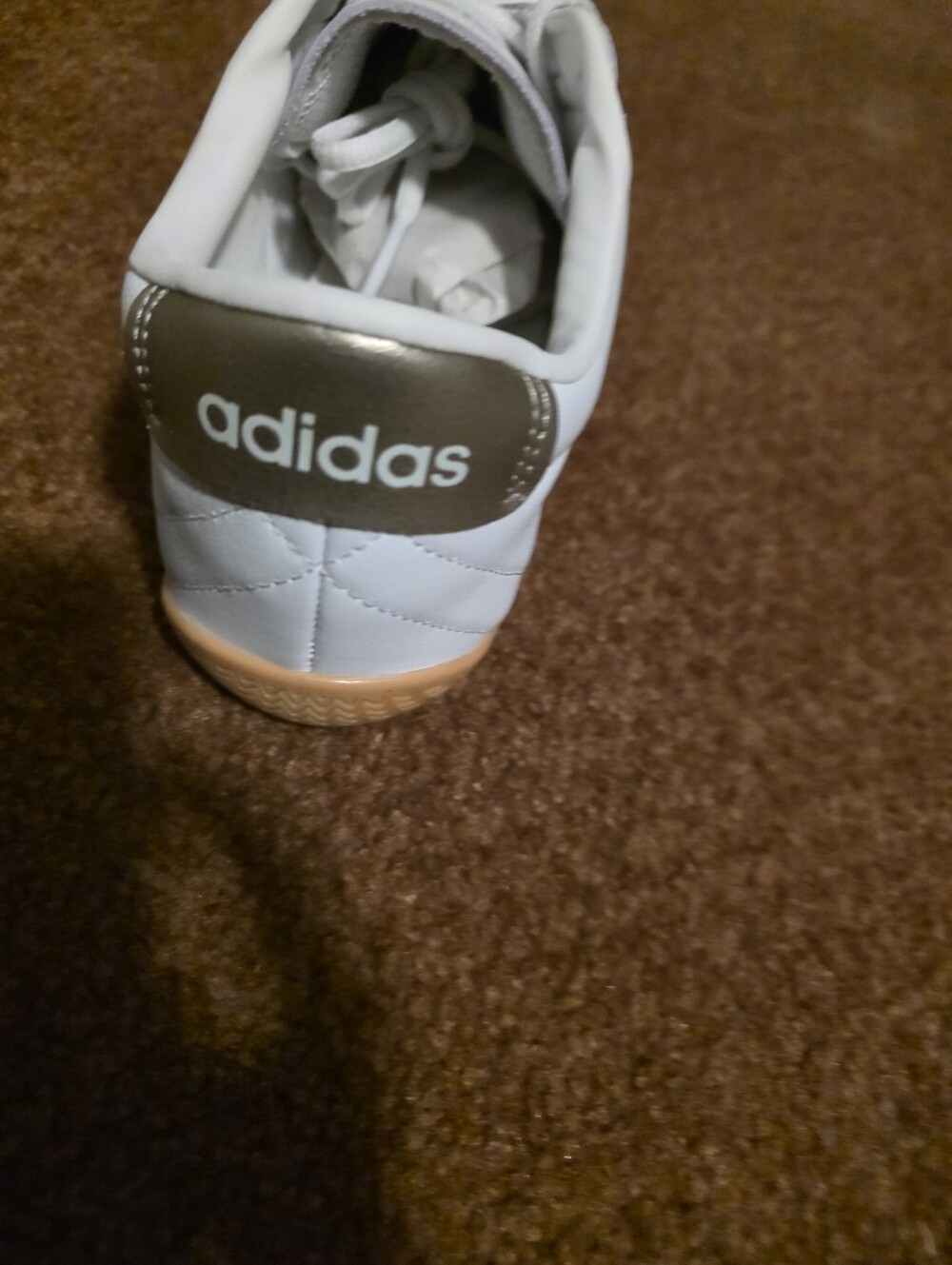 FLASH SALE- NWT- Adidas Women's Grand Court Lo 'White Cyber Metallic 'Shoes - Picture 8 of 16